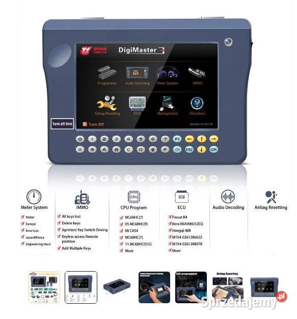 Yanhua DIGIMASTER 3 Immo Kluczyki Airbag Pozostałe Rzeszów