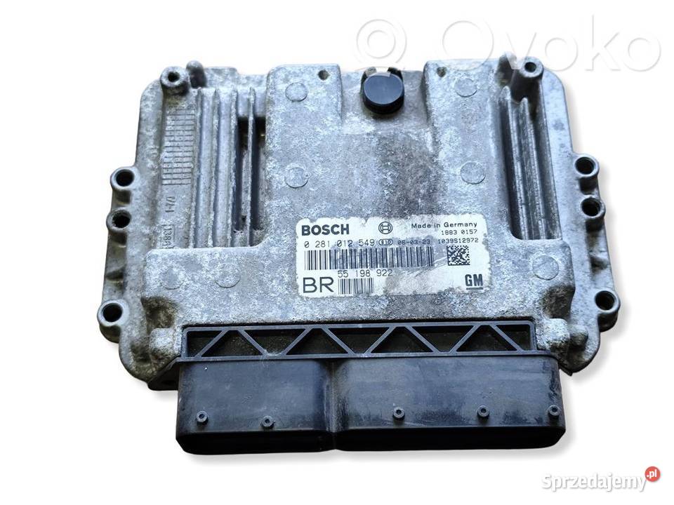 Opel Zafira B Astra H 19CDTI STEROWNIK KOMPUTER osobowe Czujniki i sterowniki