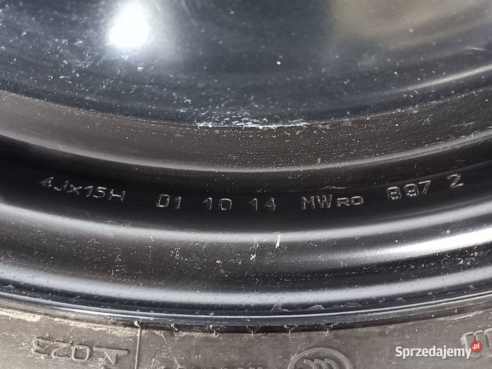 KOŁO DOJAZDOWE ZAPAS 13570 R15 ET45 KIA RIO III Kielce