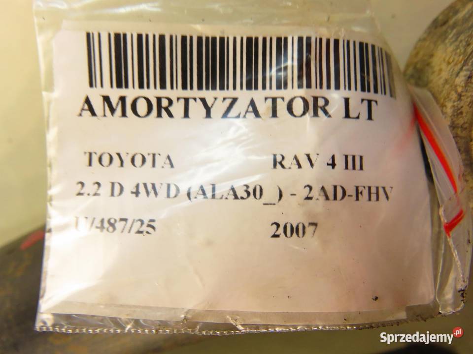 AMORTYZATORY TYŁ TOYOTA RAV 4 III 22 D 4WD osobowe