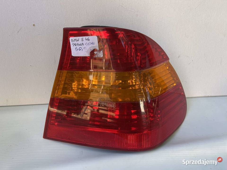 BMW 3 E46 SEDAN PRAWA LAMPA TYŁ Ostroróg