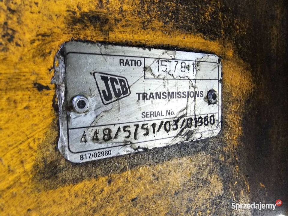 MOST PRZÓD ŁADOWARKA JCB 3CX 15781 Lipno