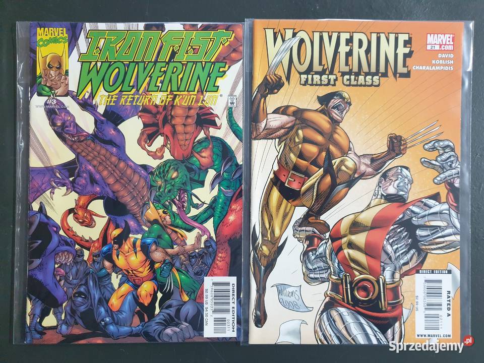 Wolverine zestaw 13 oryginalnych komiksów Marvel pomorskie Gdynia