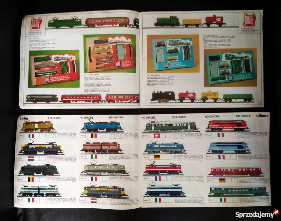 Katalog modeli kolejek Jouef i Lima mazowieckie