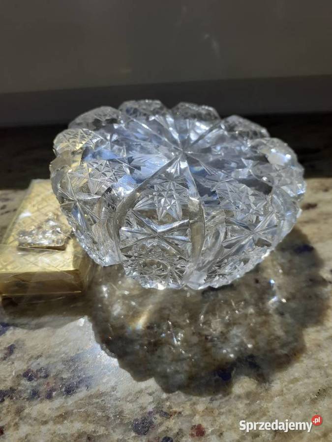 kryształowa popielniczka mini pomorskie sprzedam