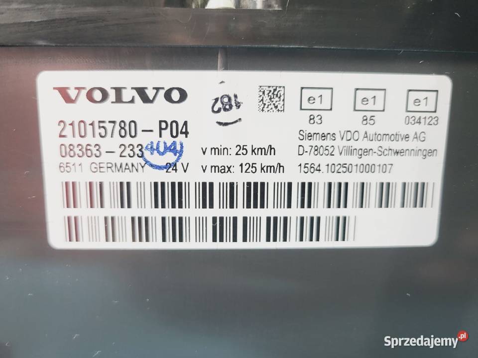 Licznik Zegar VOLVO FH FM 21015780P04 Zawichost sprzedam