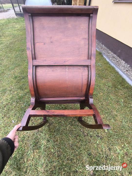 Fotel bujany retro skóra sprzedam