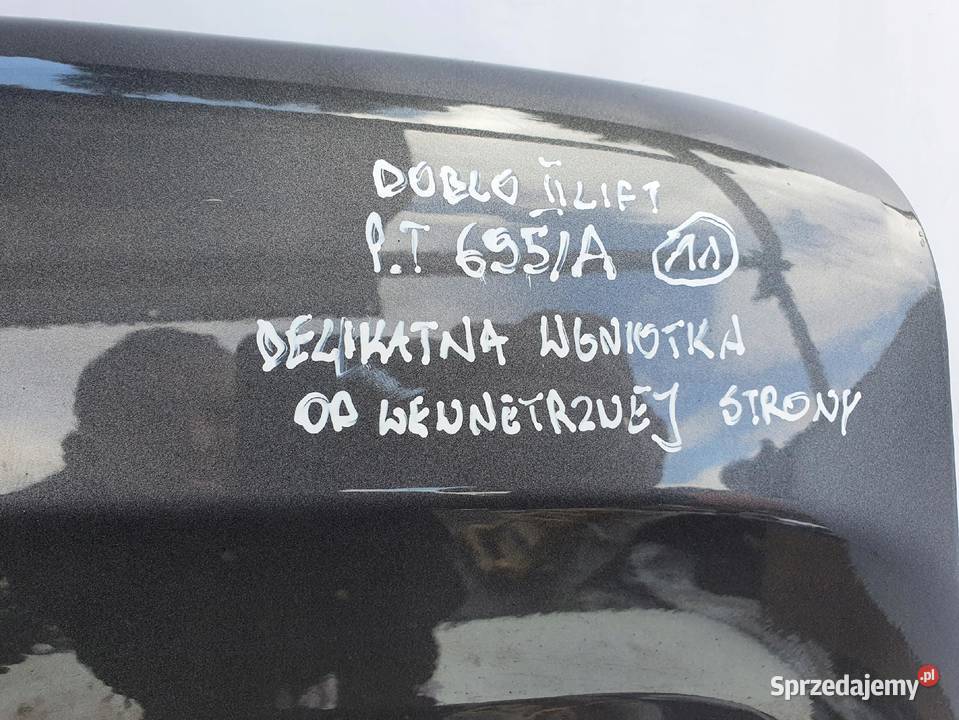 Fiat Doblo II LIFT TYLNE DRZWI PRAWE TYŁ 695A Drzwi lubelskie Janów