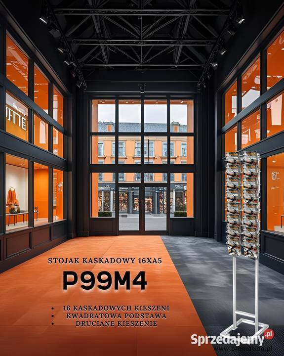 Dwustronny stojak na ulotki A5 P99m3 32 druciane łódzkie Łódź