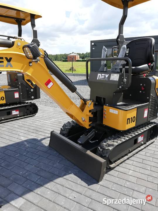 Nowa Minikoparka NEX N10 Ramie skrętne mini Gąsiennice mazowieckie