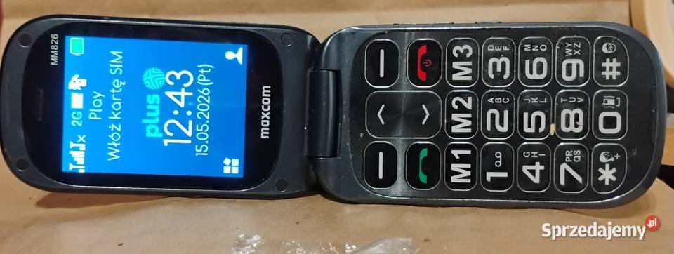 MAXCOM COMFORT MM826 Telefon z Klapką DUŻY Opole sprzedam
