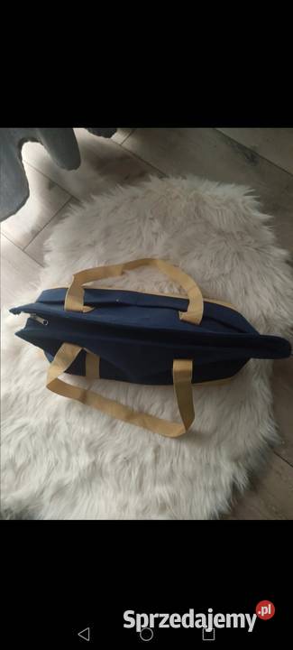 Torba do ręki granatowa duża Krosno