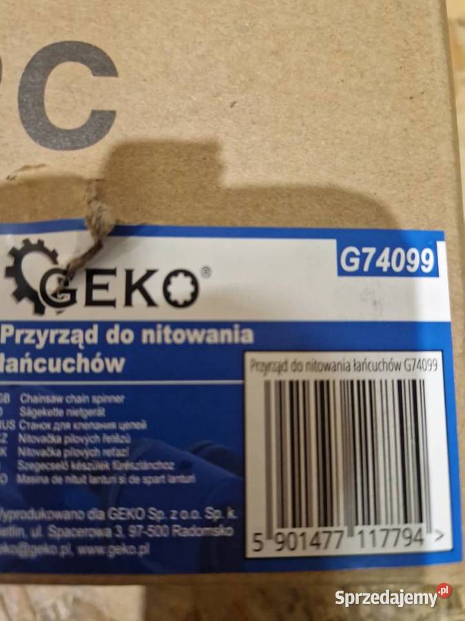 Przyrząd do nitowania łańcuchów G74099 Dom i Ogród Głogowa