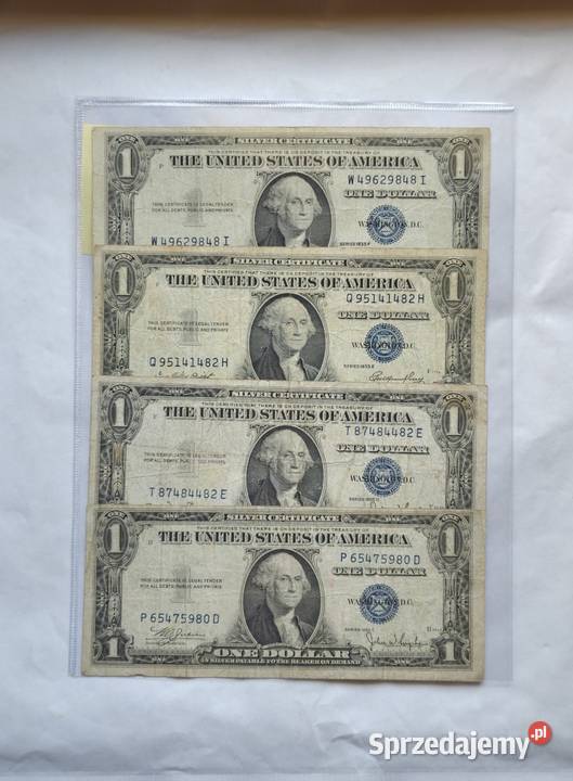 O 6 USA 4 1 Dollar Silver Certificate 1935 Ostrów Mazowiecka