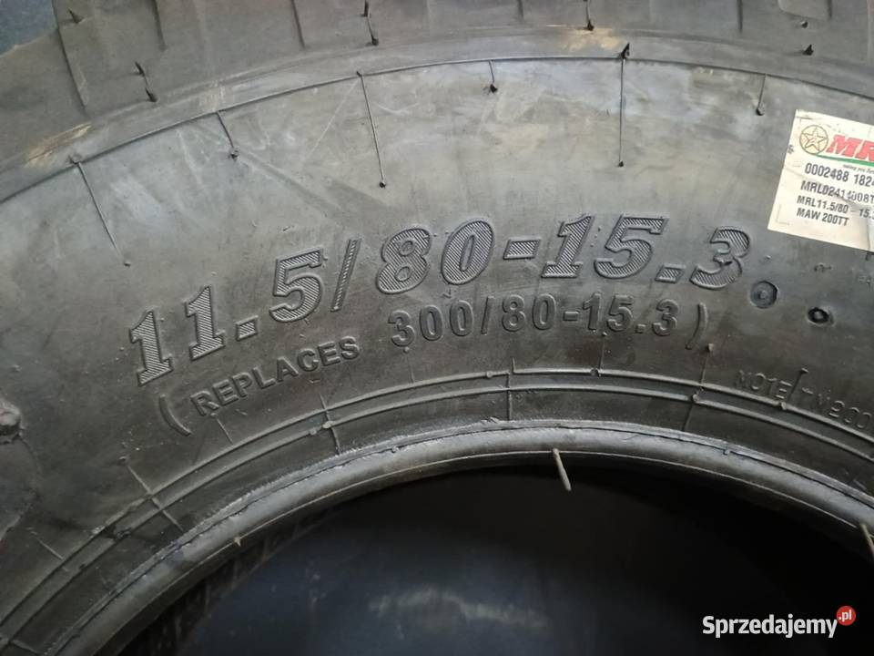 Opony 11580 153 MRL NOWE