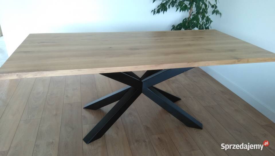 Stół dębowy Loft nowoczesny lite drewno pająk Kraków