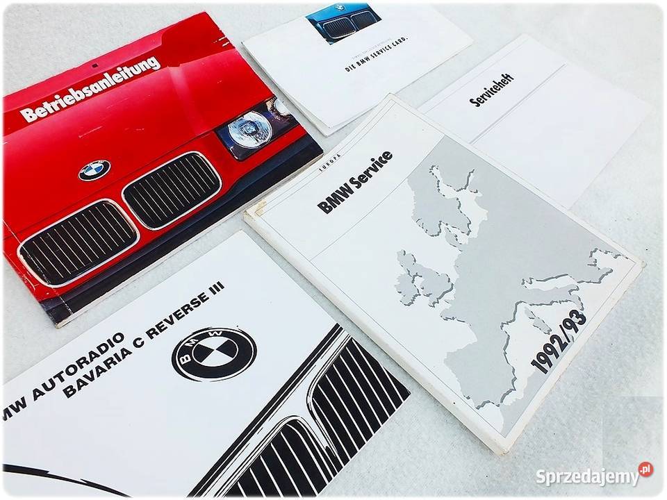 BMW E36 serii 3 Kompletny Zestaw Książka z lubuskie Żary