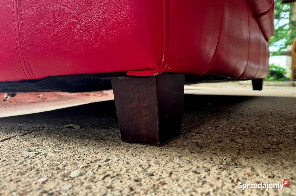 Kanapa czerwona Sofy i kanapy Kruklanki