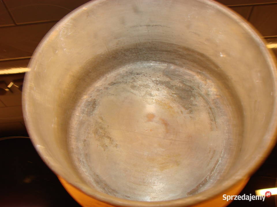 Skultuna stary miedziany rondel Pruszcz Gdański