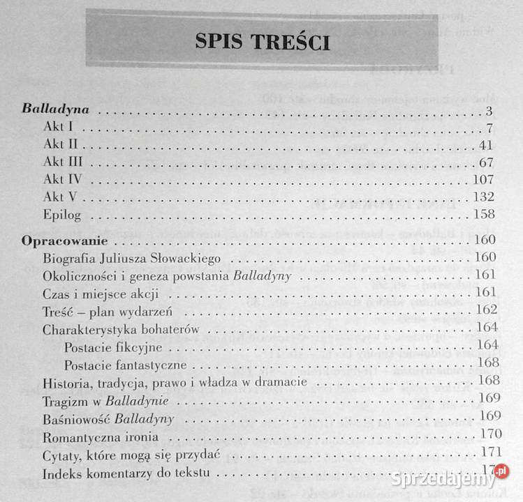 Balladyna Z opracowaniem Juliusz Słowacki lubelskie