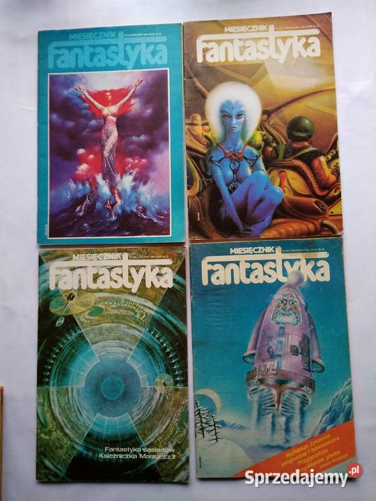 Fantastyka pojedyncze egzemplarze z rocznika miesięcznik pomorskie Gdynia