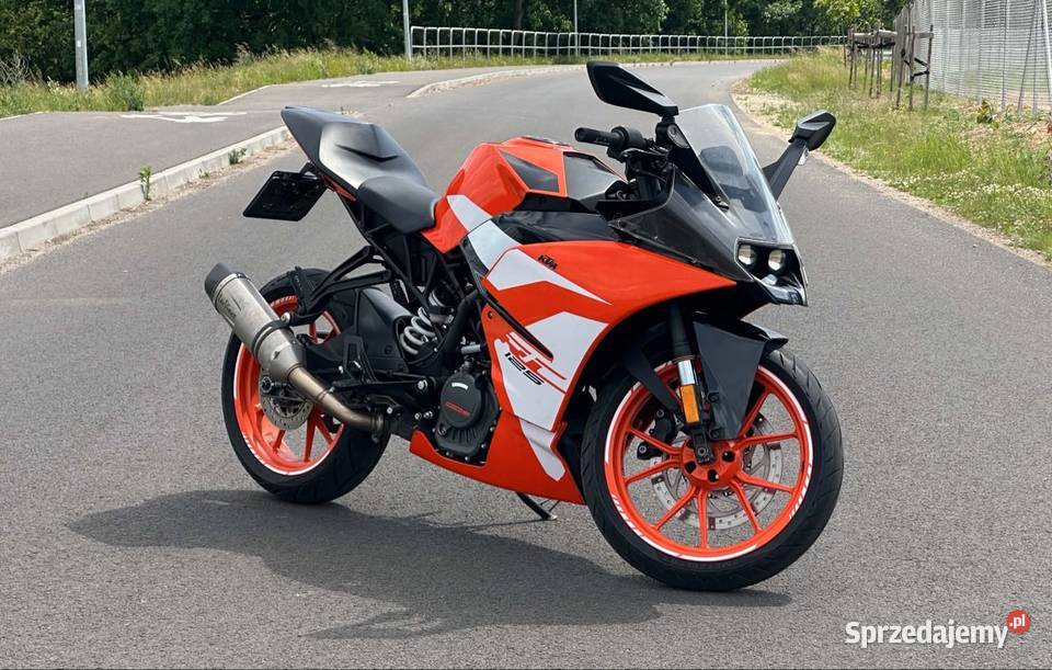 KTM RC 125 2018 Polift ASO Kat B Zamiana elektryczny starter Pełczyce sprzedam