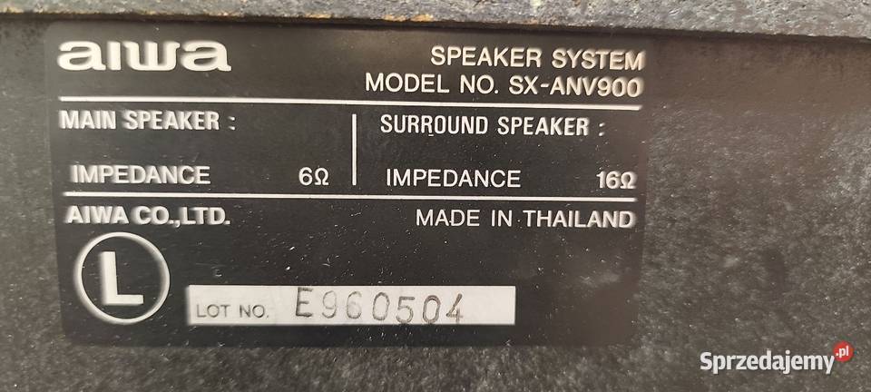 Aiwa NSX S90 plus kolumny NSX V900 Nowy Dwór Mazowiecki