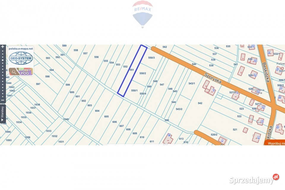 Widokowa działka centrum Żywca Sprzedaż Trzebinia