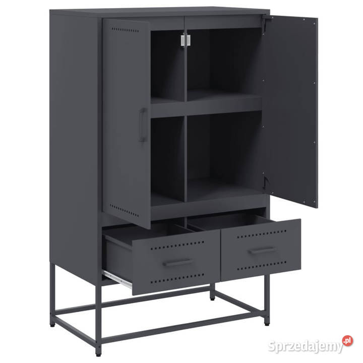 Szafka antracytowa 68x39x1115 stalowa WM846610 Pozostałe Warszawa sprzedam