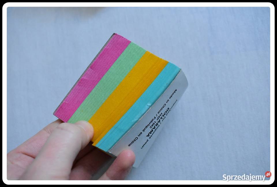Zestaw notesiki karteczki naklejki Artykuły szkolne Płock