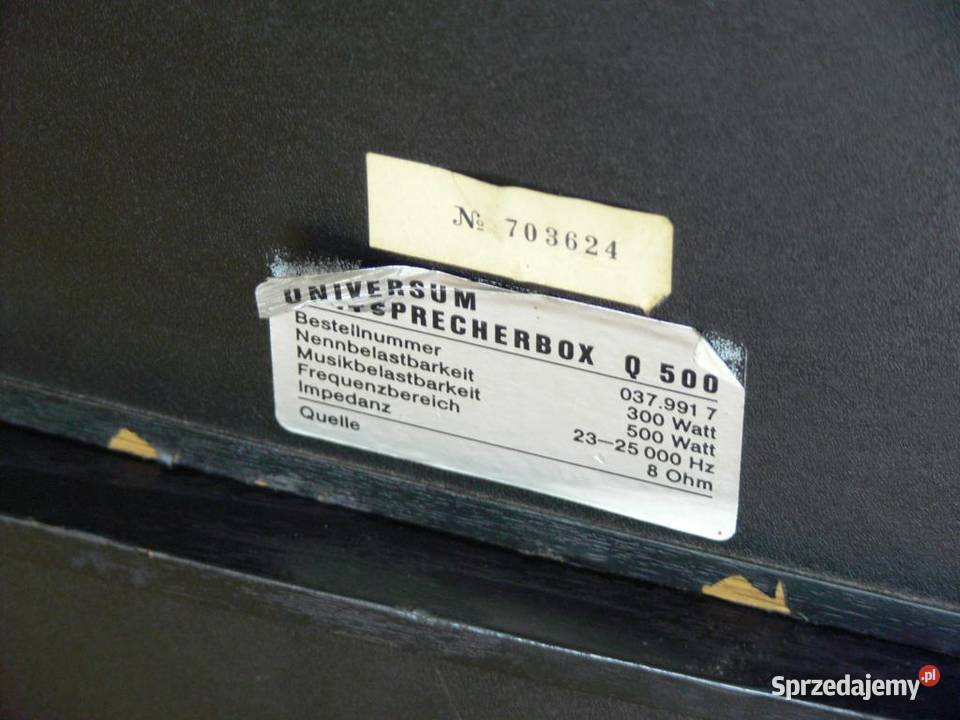 Kolumny imprezowe Profi Q500 300500 wat WYSYŁKA Słuchawki i głośniki Jasło