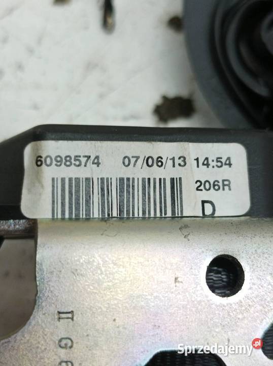 PAS BEZPIECZEŃSTWA PRAWY PRZÓD PASAŻERA 6J