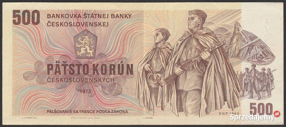 Czechosłowacja 500 koron 1973 Z sprzedam