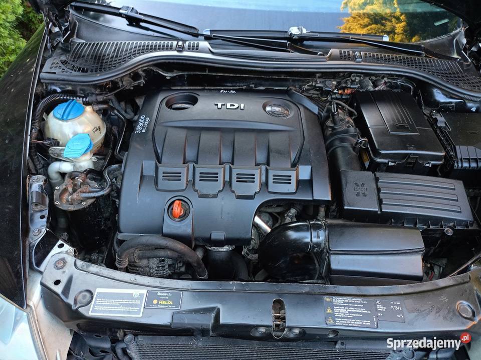 SKODA OCTAVIA VRS sport 170 2007r DIESEL czarny Octavia Wrocław