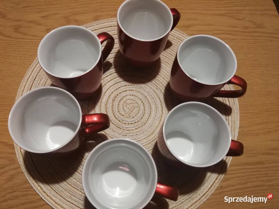 Kubki Bruno 300 ml Bordowe Metaliczne Glasmark Zielonki