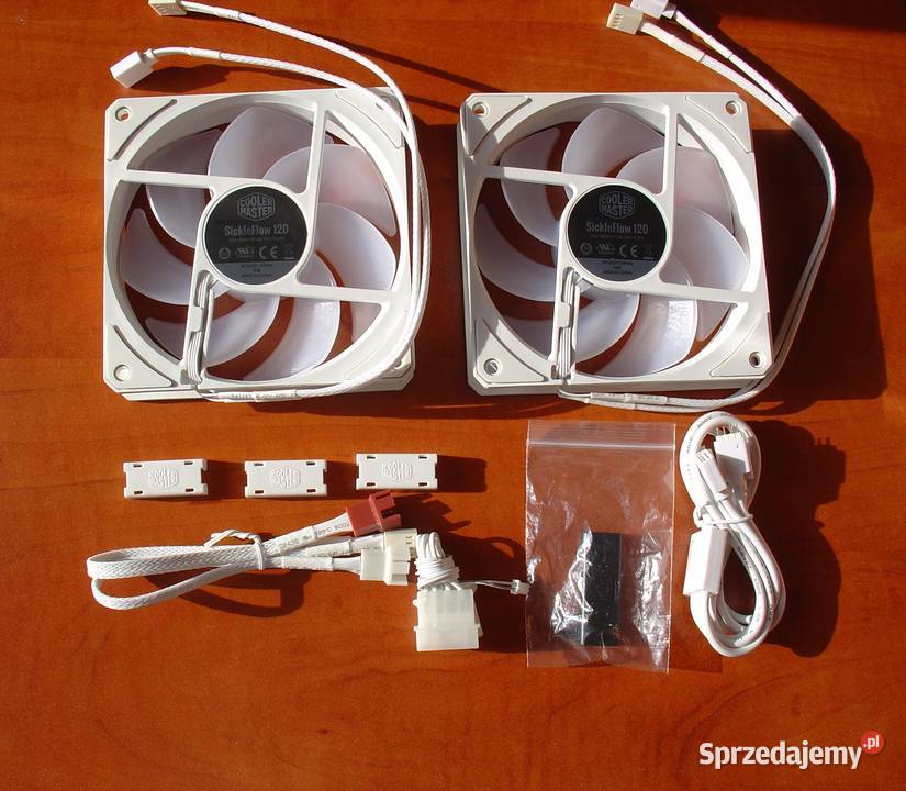 COOLER MASTER WENTYLATOR RADIATORA BIAŁY 120 MM Łódź