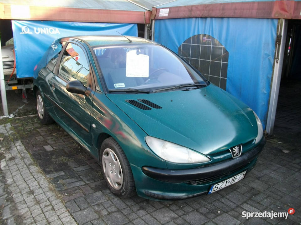Peugeot 206 90 1997 3 diesel tan techniczny nieuszkodzony