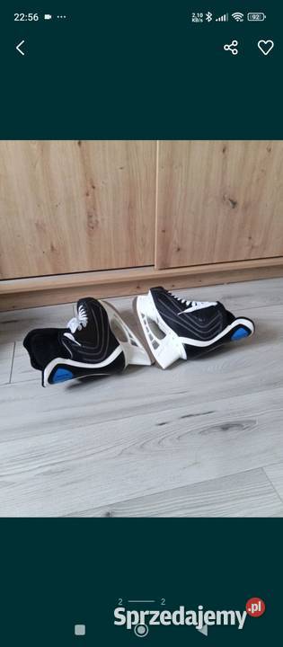 Łyżwy Bauer rozmiar 12 Łyżwiarstwo i hokej Wawrzeńczyce