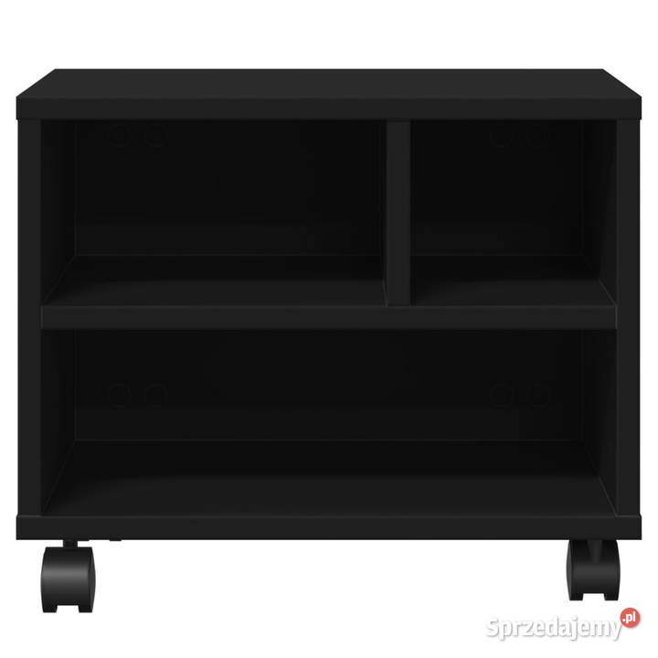 Stojak pod drukarkę z kółkami czarny 41 x 32 x Warszawa