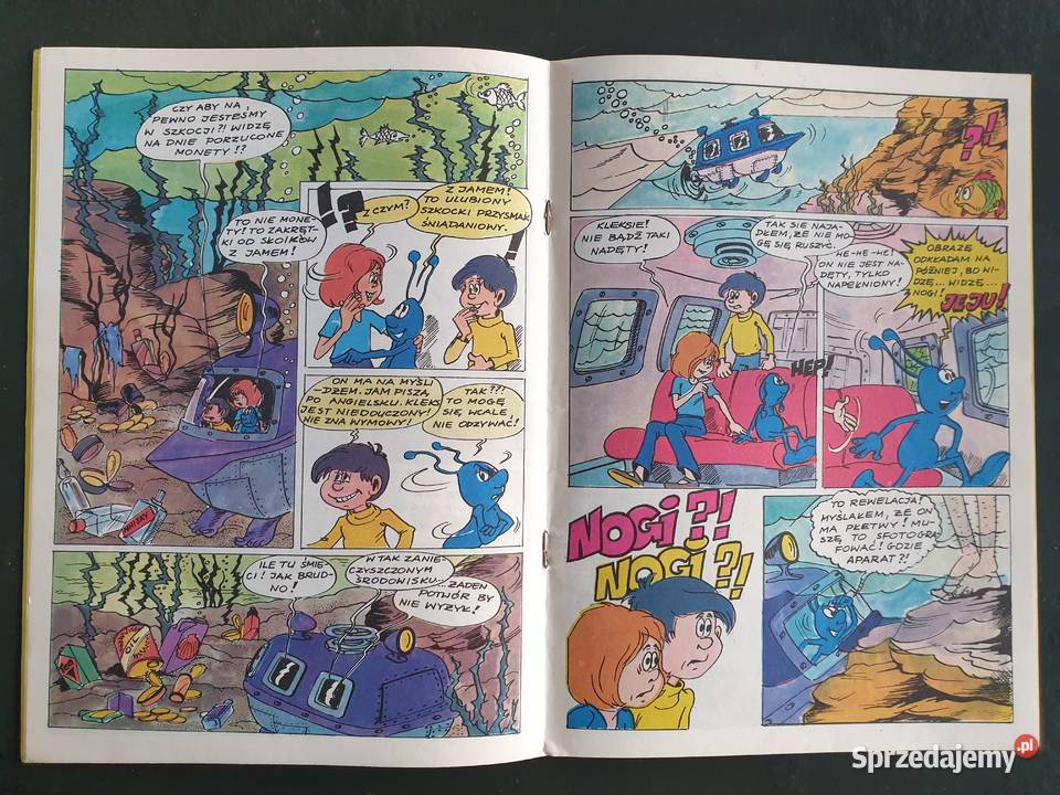 Przygody Jonki Jonka i Kleksa cz I i II komplet Komiksy Gdynia sprzedam