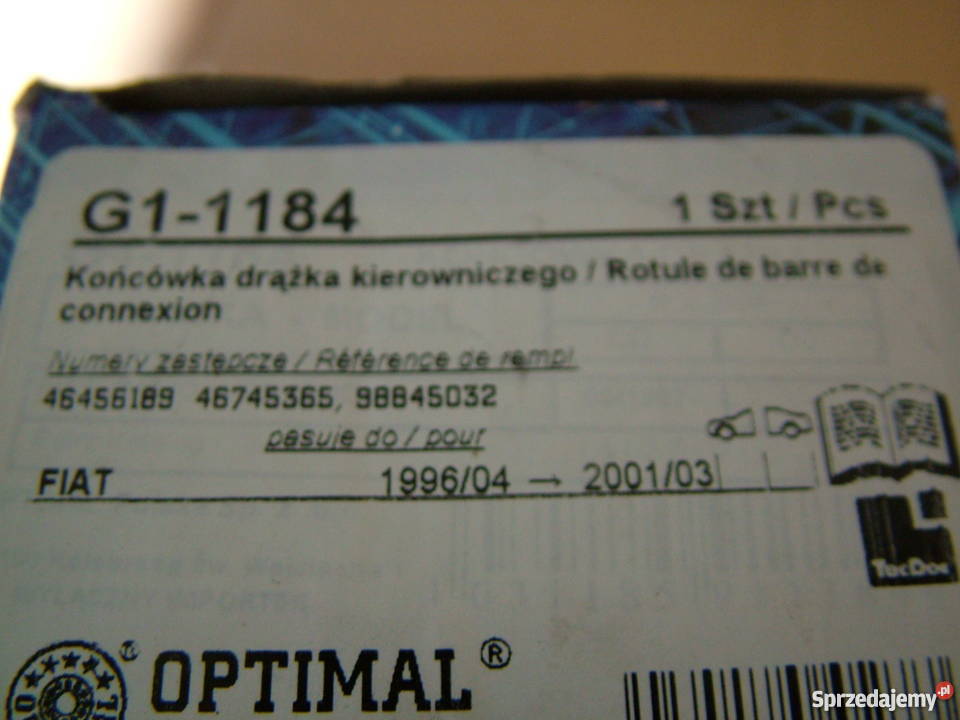 Fiat Palio Siena Doblo Końcówka drążka Turek sprzedam