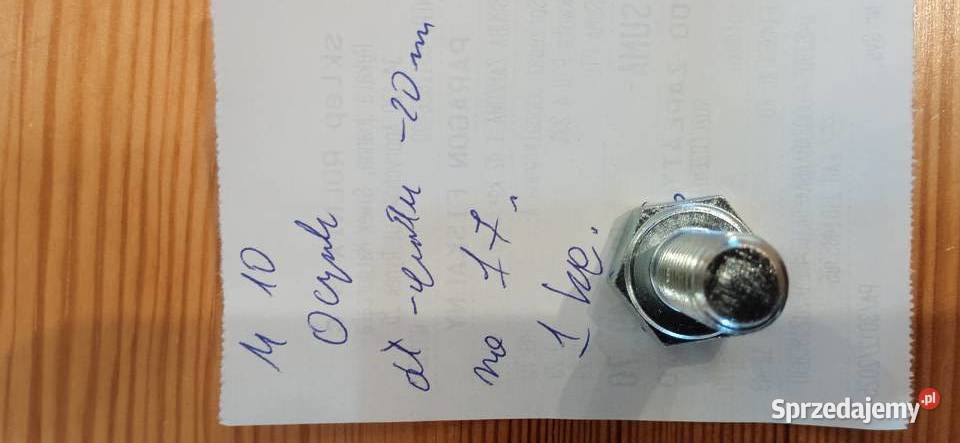 M 10 ocynk śruba 1 małopolskie Andrychów