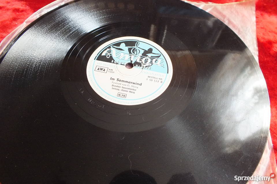 Płyta winylowa szelakowa niemiecka gruba ciężka Płyty i kasety Żary