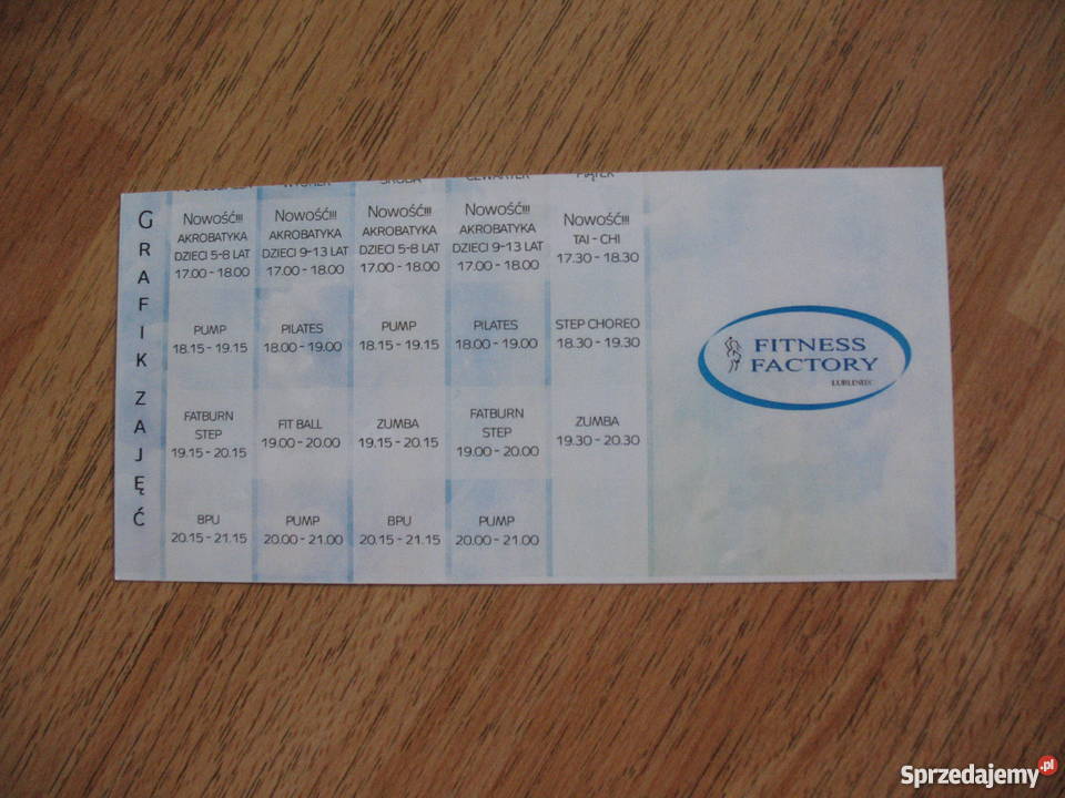 Upominkowy VOUCHER do Fitness Factory w Lublińcu Chorzów