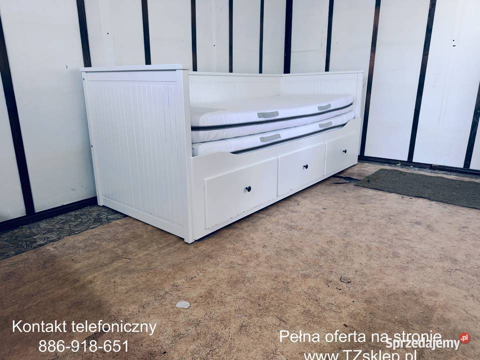 IKEA HEMNES Leżanka Łóżko z 3 szufladami 2