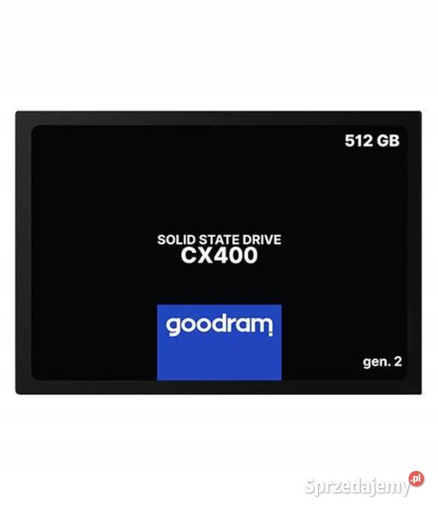 Dysk SSD 512GB Goodram CX400 Gen 2 25 SATA III warmińsko-mazurskie Elbląg