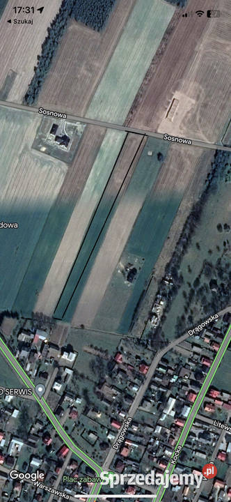Działka budowlana 066ha ulica sosnowa Lublin
