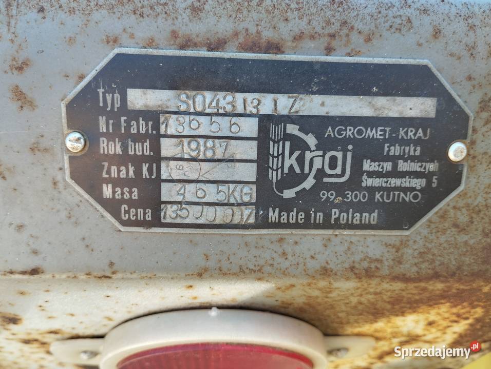 Siewnik poznaniak 27 na docisku znaczniki