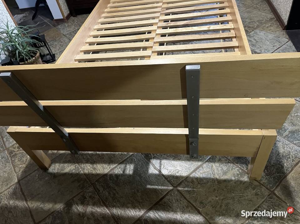 Łóżko Skalik Lido lity buk 125cm kujawsko-pomorskie Lubicz Górny sprzedam