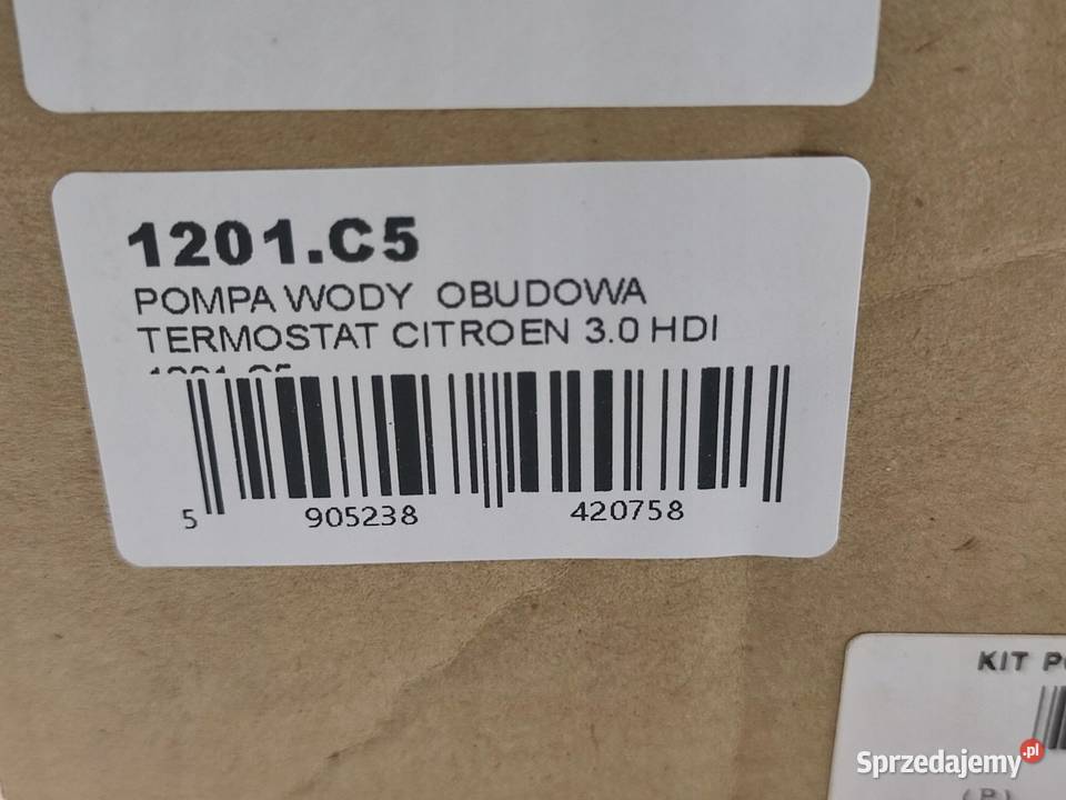 POMPA WODY KOMPLETNA CITROEN PEUGEOT 21 TD